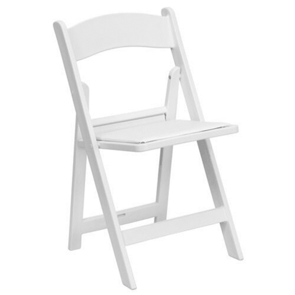 WHITE RESINE GARDEN CHAIRS